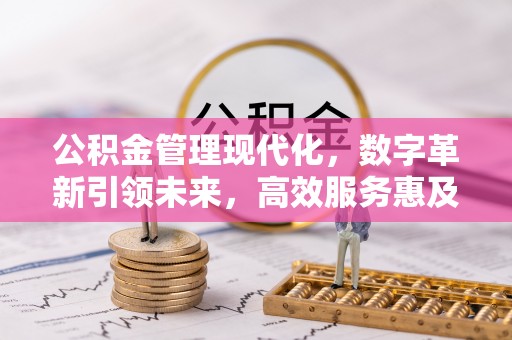辽源公积金管理现代化，数字革新引领未来，高效服务惠及民生