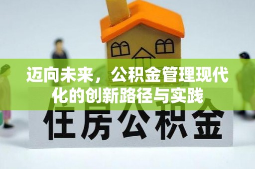 辽源迈向未来，公积金管理现代化的创新路径与实践