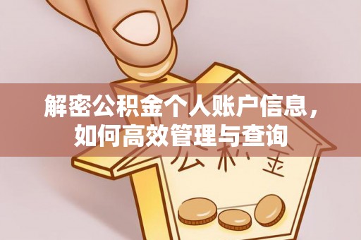 辽源解密公积金个人账户信息，如何高效管理与查询