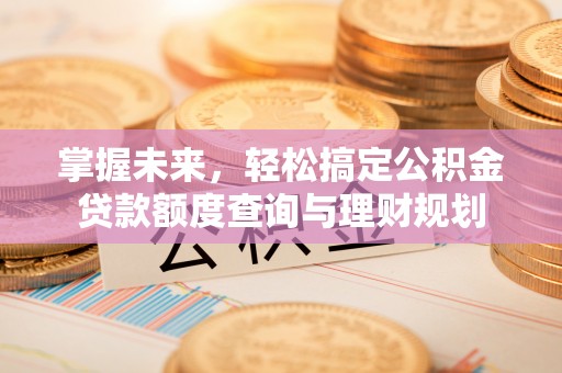 辽源掌握未来，轻松搞定公积金贷款额度查询与理财规划