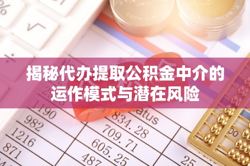 辽源揭秘代办提取公积金中介的运作模式与潜在风险