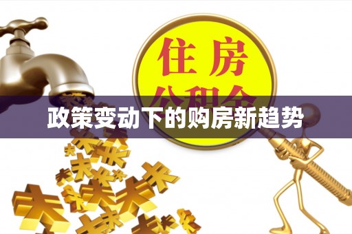 辽源政策变动下的购房新趋势