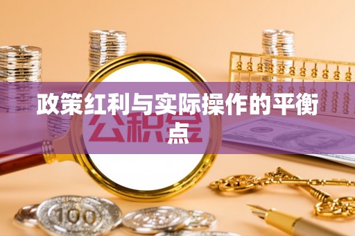 辽源政策红利与实际操作的平衡点