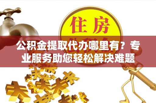 辽源公积金提取代办哪里有？专业服务助您轻松解决难题