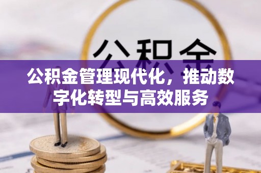 辽源公积金管理现代化，推动数字化转型与高效服务