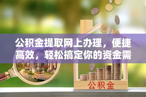 辽源公积金提取网上办理，便捷高效，轻松搞定你的资金需求