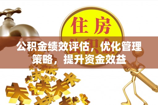 辽源公积金绩效评估，优化管理策略，提升资金效益