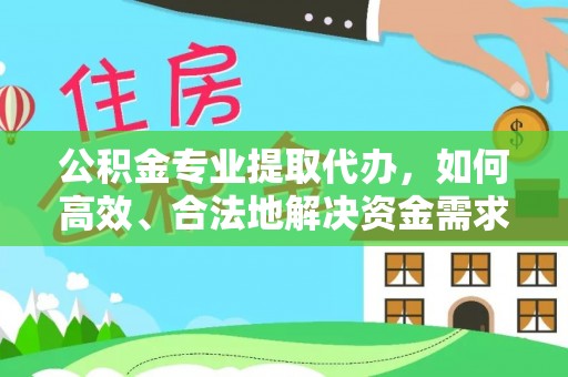 辽源公积金专业提取代办，如何高效、合法地解决资金需求？