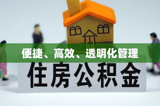 辽源便捷、高效、透明化管理