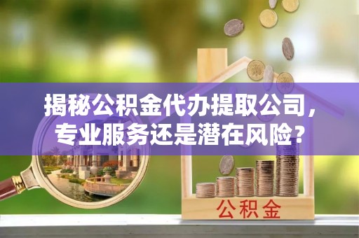 辽源揭秘公积金代办提取公司，专业服务还是潜在风险？