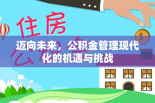 辽源迈向未来，公积金管理现代化的机遇与挑战