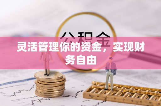 辽源灵活管理你的资金，实现财务自由